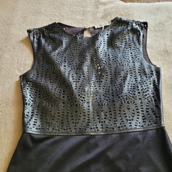 House of Harlow 1960 pleather cutout dress size large - Picture 8 of 16